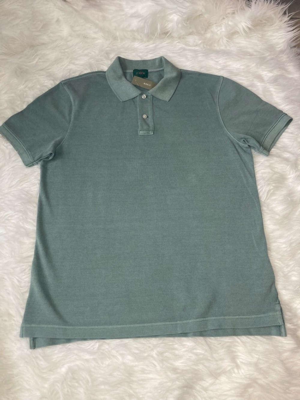 J. Crew Men's Polo Shirt - Sage Green